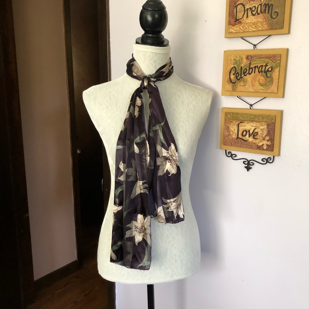 Floral scarf